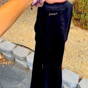 Black flair leggings from Bebe sport